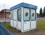  - check-in booth outside the terminal at Strausberg airfield - by Ingo Warnecke