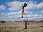  - An old weathered windsock at the former Vaerloese Air Base in Denmark. The air base closed in 2004. Since October 2013 the airfield has been used occasionally for airshows. - by Jan Lundsteen-Jensen
