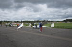  - An airshow at the former Vaerloese Air Base in Denmark. Closest to camera is the glider Rolladen-Schneider LS4 OY-XML. - by Jan Lundsteen-Jensen