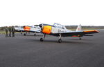  - 3 de Havilland DHC-1 Chipmunks at a small 3-plane airshow at the former Vaerloese Air Base in Denmark (OY-ATF, -AVF, -ALD). This was the first time aircraft landed at the airfield since the location became a civilian area. - by Jan Lundsteen-Jensen