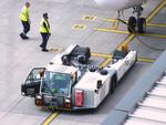  - pushback tug in action at BER airport #v - by iwarnecke