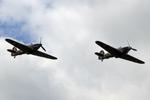  - Hawker Hurricanes at Sleapkosh 2024 - by Chris Hall