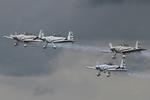  - Team Raven RV-8's at Sleapkosh 2024 - by Chris Hall