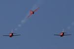  - Red Arrows at RAF Waddington - by Chris Hall