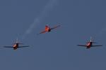  - Red Arrows at RAF Waddington - by Chris Hall