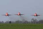  - Red Arrows at RAF Waddington - by Chris Hall