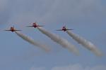  - Red Arrows at RAF Waddington - by Chris Hall