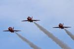  - Red Arrows at RAF Waddington - by Chris Hall