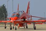  - Red Arrows at RAF Waddington - by Chris Hall