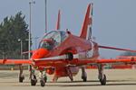  - Red Arrows at RAF Waddington - by Chris Hall