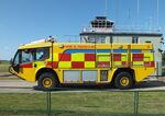  - airfield fire truck at Duxford airfield #v - by Ingo Warnecke