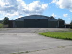  - Hangar 7 at the former Vaerloese Air Base in Denmark. It was a Polish hangar that the German occupation forces moved from Poland to Vaerloese AB in 1942. Used by German Luftwaffe 1942-1945. After WW2 used by Danish AF. - by Jan Lundsteen-Jensen