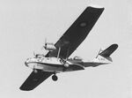  - PBY-5A Catalina of Royal Danish Air Force seen on final approach to Runway 28 at Vaerloese Air Base in Denmark in 1969. RDAF operated a total of 16 Catalinas 1947-1970. - by Jan Lundsteen-Jensen