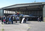  - Hangar 72 in use at an airshow at the former Vaerloese Air Base in Denmark. Danish AF F-16A E-176 is no longer airworthy and is used for display only. E-176 had last flight in 2003. - by Jan Lundsteen-Jensen