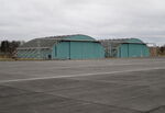 - Hangar 46 at the closed Vaerloese Air Base in Denmark. The 2 hangars combined are called Hangar 46. Built in 1978 and used by ESK721, the Danish Air Force transport squadron. - by Jan Lundsteen-Jensen