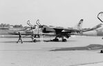  - Sepecat Jaguar T2 code W of Royal Air Force seen at Vaerloese Air Base Open House 1975 in Denmark. - by Jan Lundsteen-Jensen