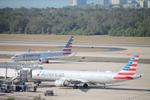  - American Airlines ramp operations at Terminal F at Tampa International Airport - by Suncoast Spotter