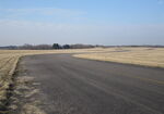  - Taxiway Echo South seen towards the runway in the western part of the closed Vaerloese Air Base in Denmark. - by Jan Lundsteen-Jensen