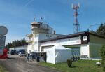  @ Plasy Airport - tower/terminal and hangars at Plasy airfield during 2025 Plasy den ve vzduchu airshow - by Ingo Warnecke