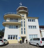  @ Plasy Airport - tower/terminal at Plasy airfield during 2025 Plasy den ve vzduchu airshow - by Ingo Warnecke