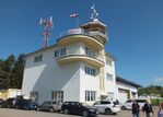  @ Plasy Airport - tower/terminal and hangar at Plasy airfield during 2025 Plasy den ve vzduchu airshow - by Ingo Warnecke
