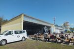  @ Plasy Airport - hangars at Plasy airfield during 2025 Plasy den ve vzduchu airshow - by Ingo Warnecke