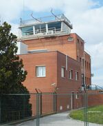  - airside view of tower/terminal in the southern part of Sabadell airport - by Ingo Warnecke