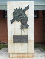  - memorial for Narcis Parera i Ferran in front of the Aero Club Barcelona Sabadell in the southern part of Sabadell airport - by Ingo Warnecke