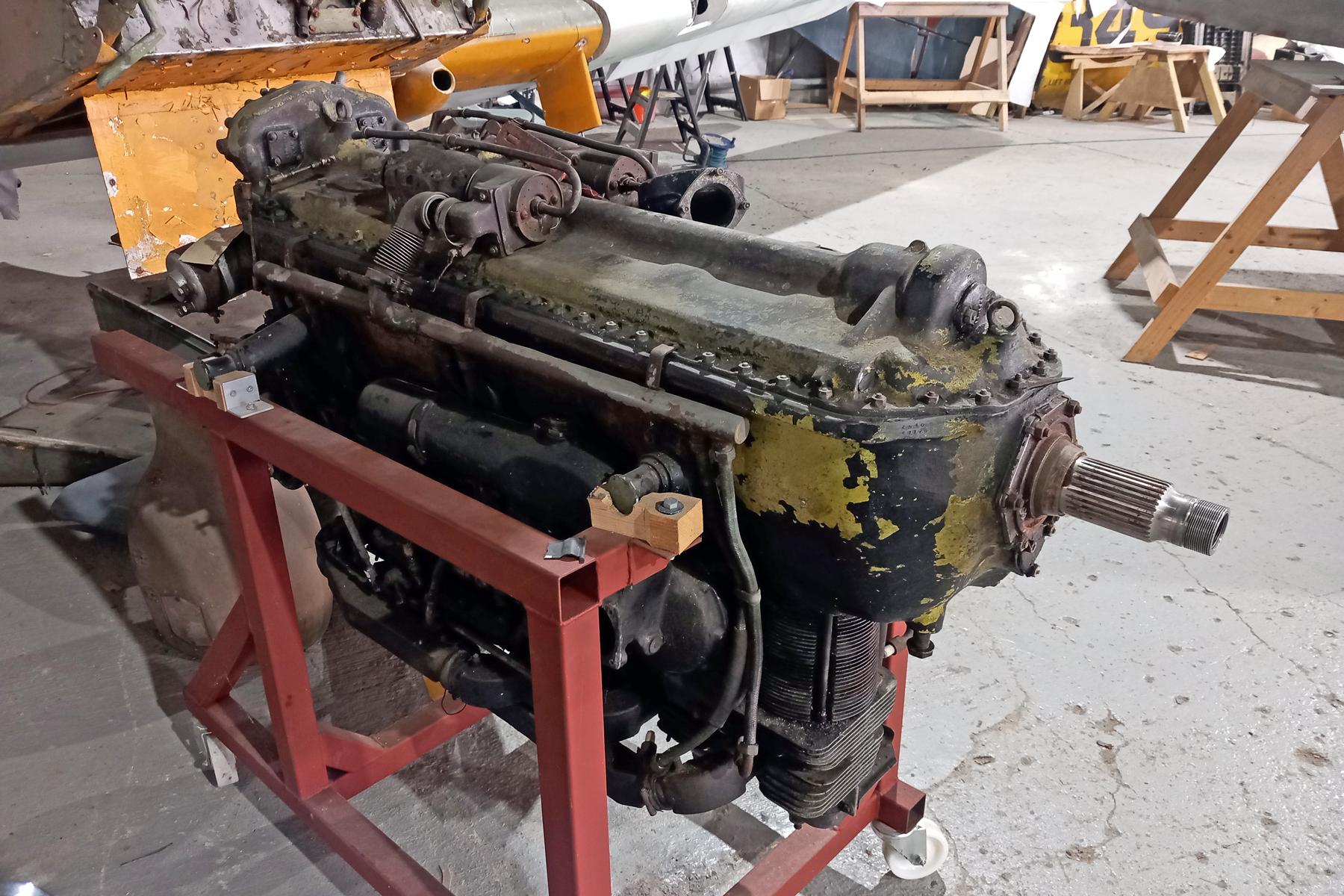  - de Havilland Gipsy Queen engine at the Hooton Park Hangars Museum - by Chris Hall
