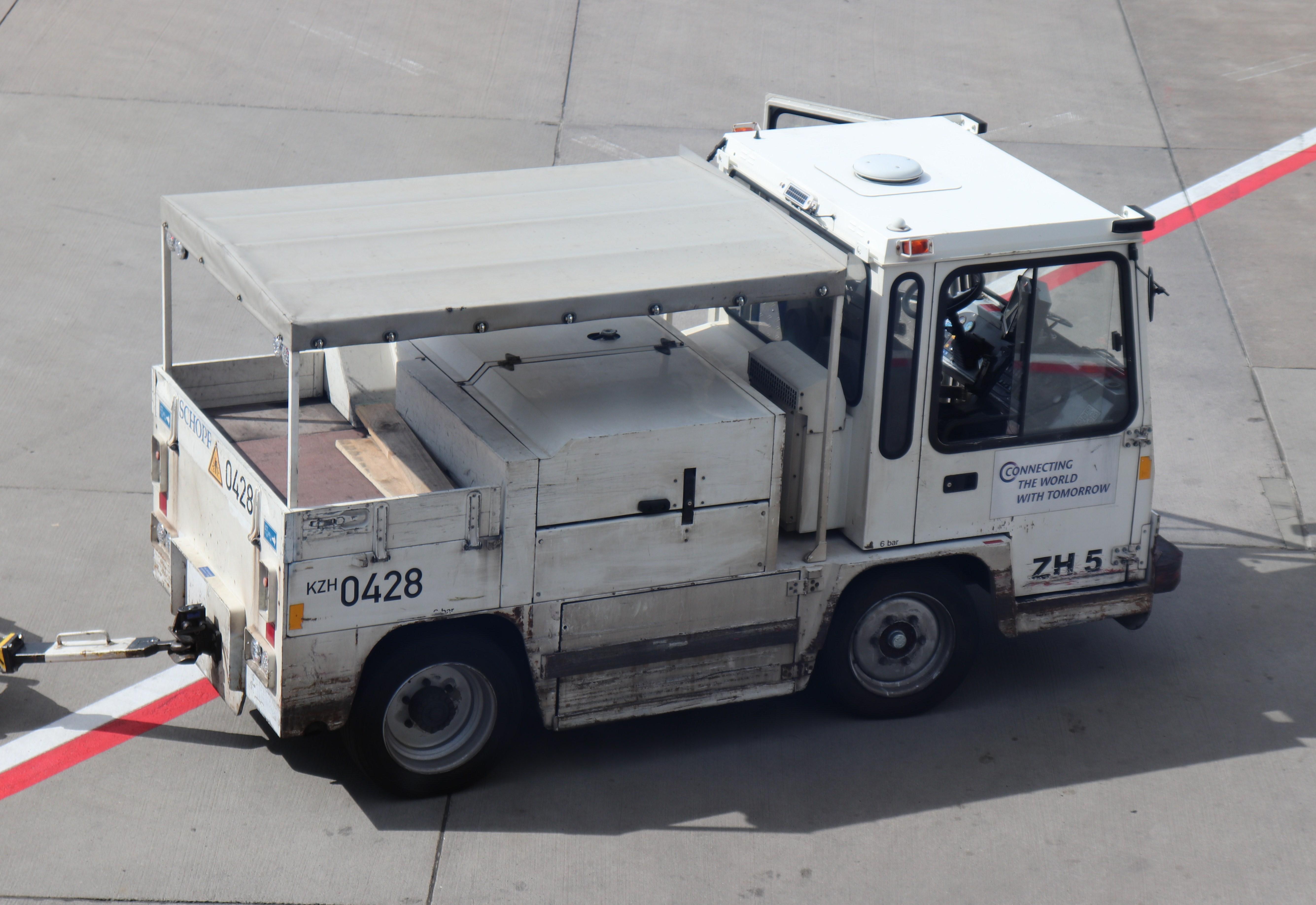  @ Frankfurt International Airport - KZH Baggage cart tug - by MarkPasqualino