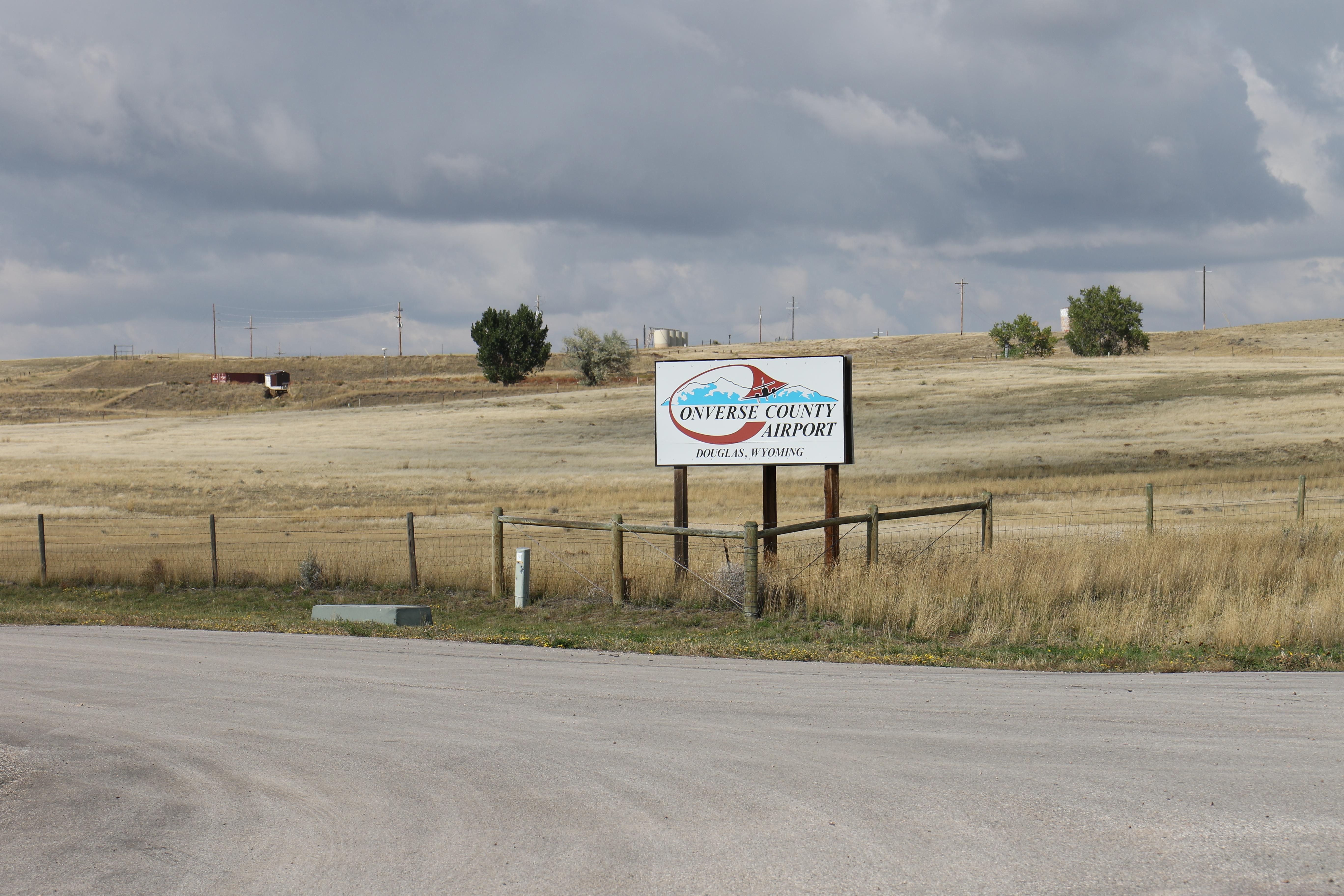 @ Converse County Airport - the road sign - by olivier Cortot