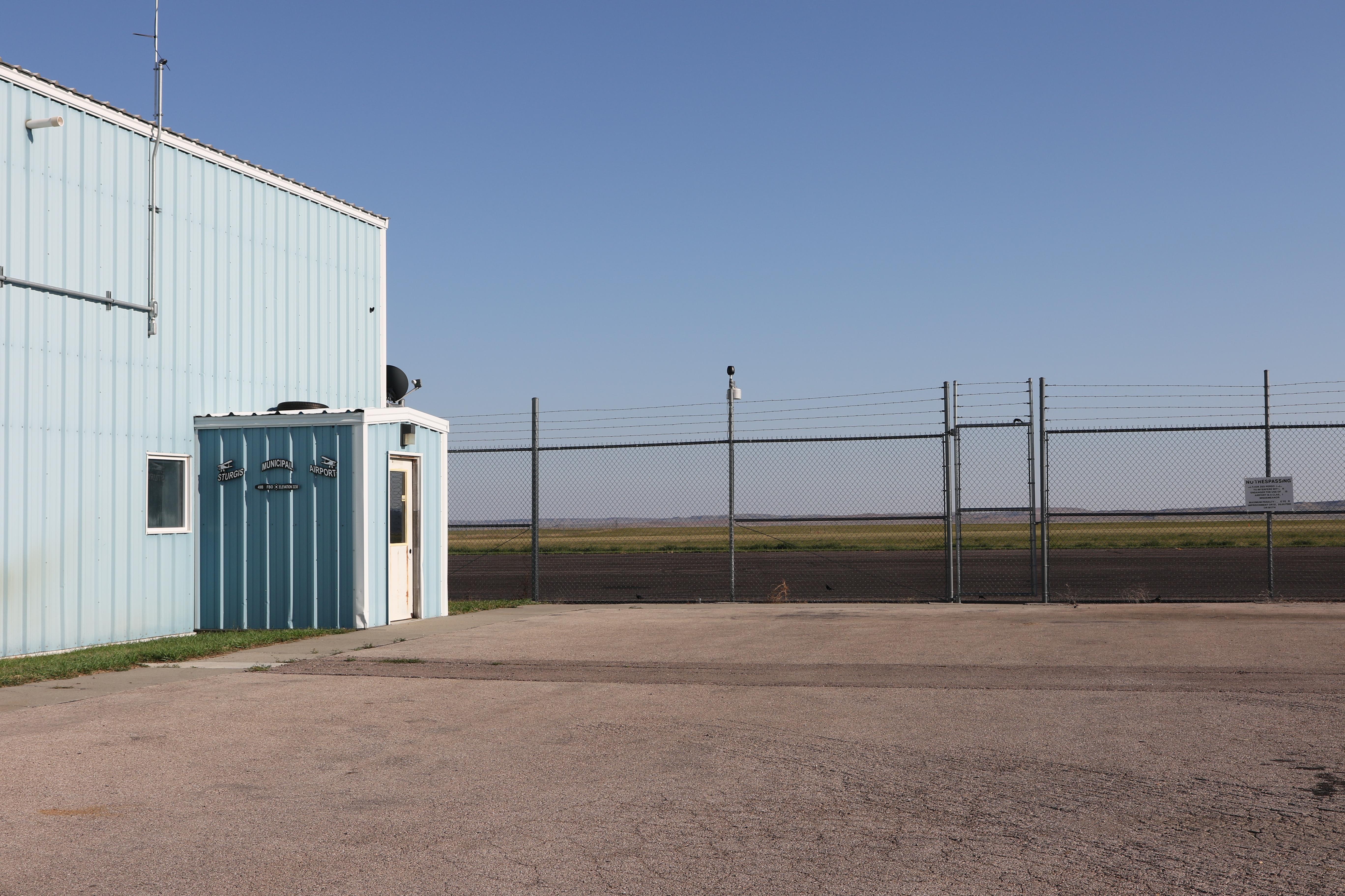  @ Sturgis Municipal Airport - airport building - by olivier Cortot