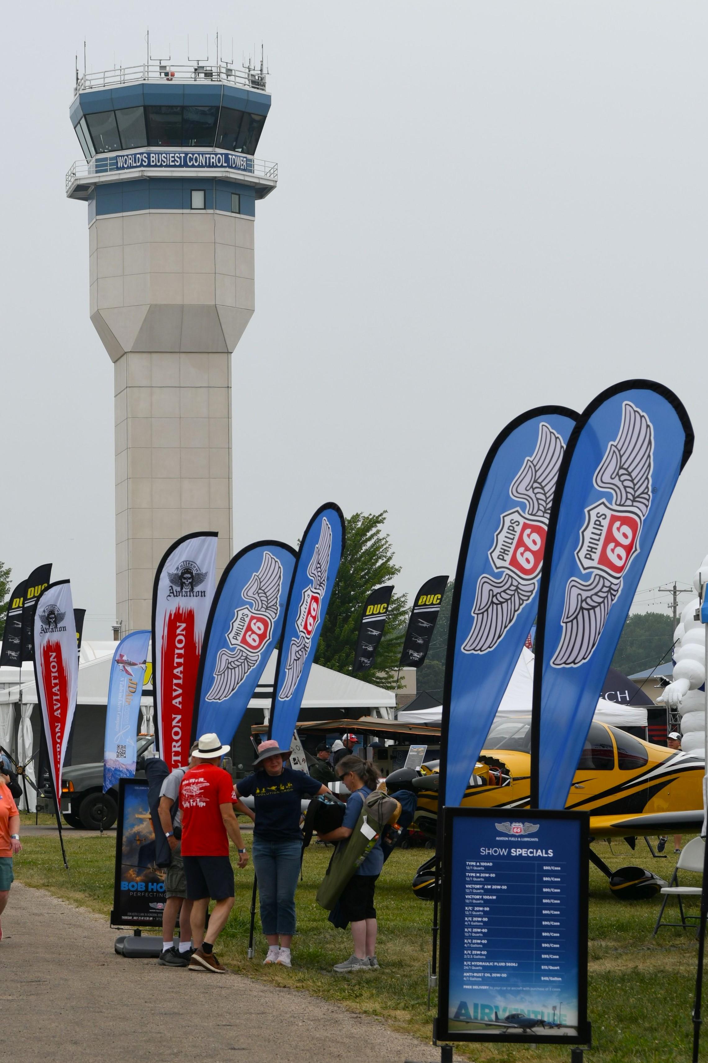  @ Wittman Regional Airport - The busiest ATC Tower in the world, during the EAA Air Venture event! - by FerryPNL