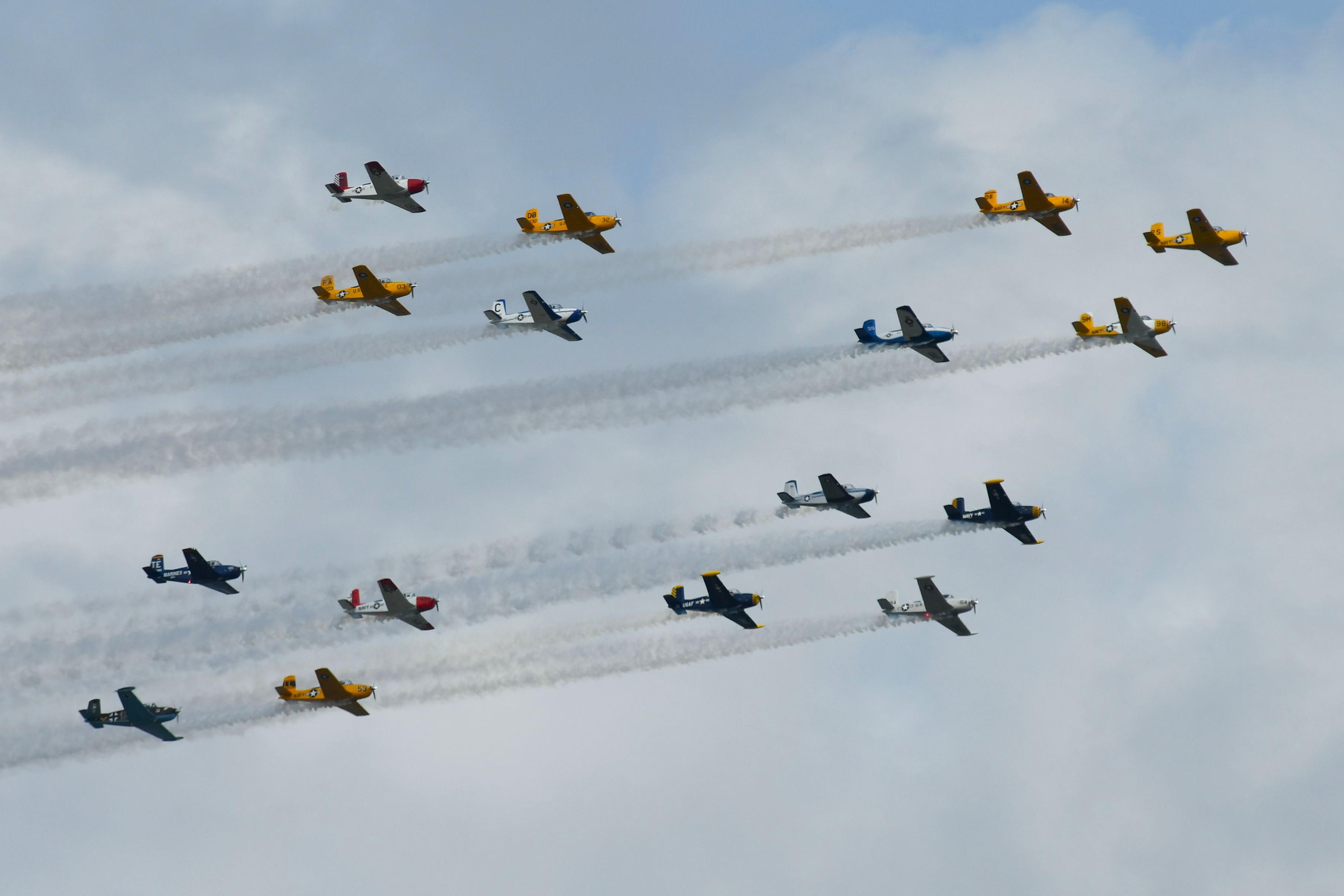  @ Wittman Regional Airport - T-34 Mentor fly-by - by FerryPNL