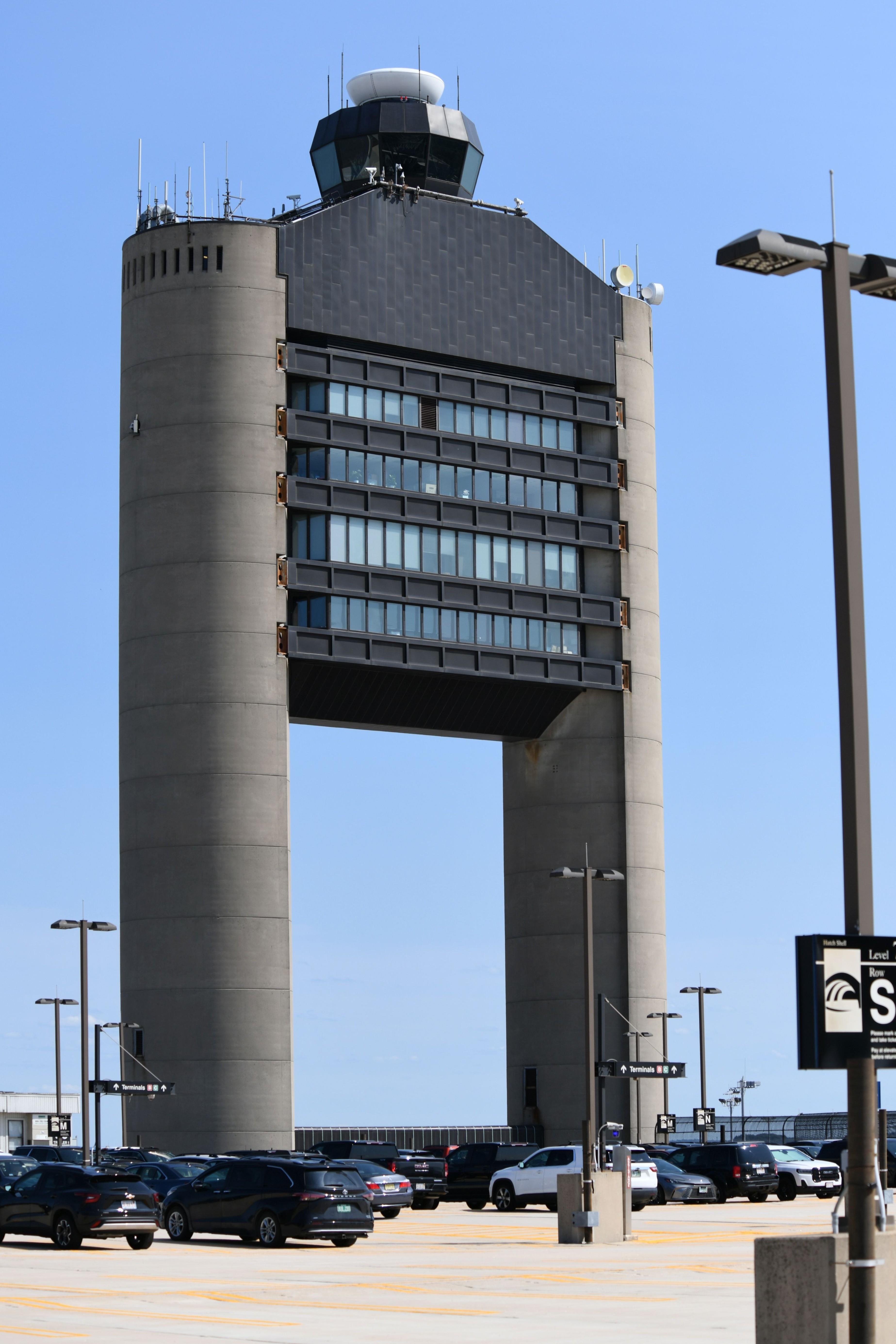 KBOS, Towering above the parking deck, photo by FerryPNL