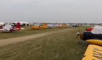 Wittman Regional Airport, Beech T-34 flight line at Oshkosh 2026, photo by MarkPasqualino