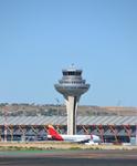 Adolfo Suárez Madrid–Barajas Airport, Terminal 4 Satelite Tower, with Iberia A320neo under it, photo by luckytravel