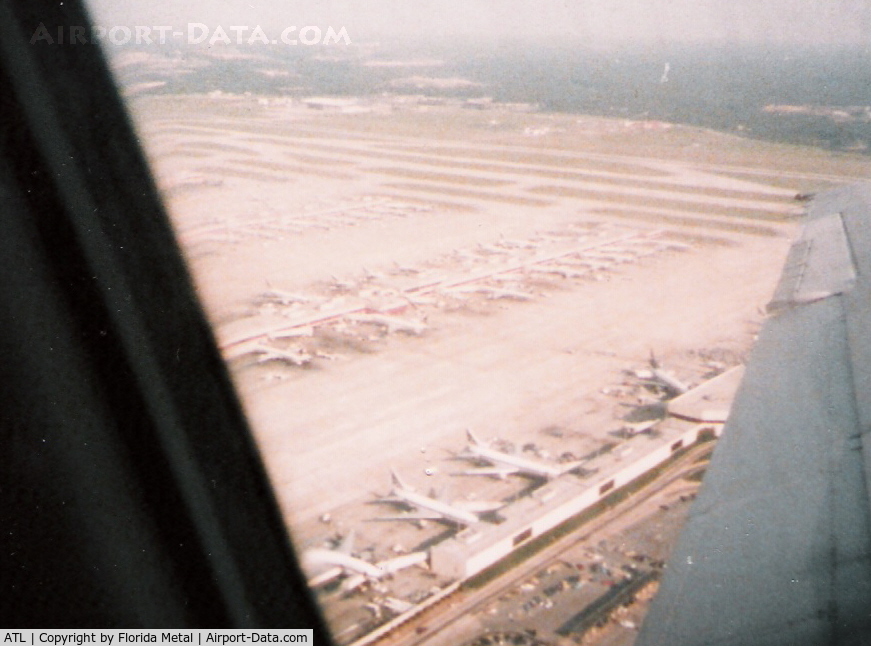 Hartsfield - Jackson Atlanta International Airport (ATL) - Atlanta 1986- look at all the Tristars and other classic jets