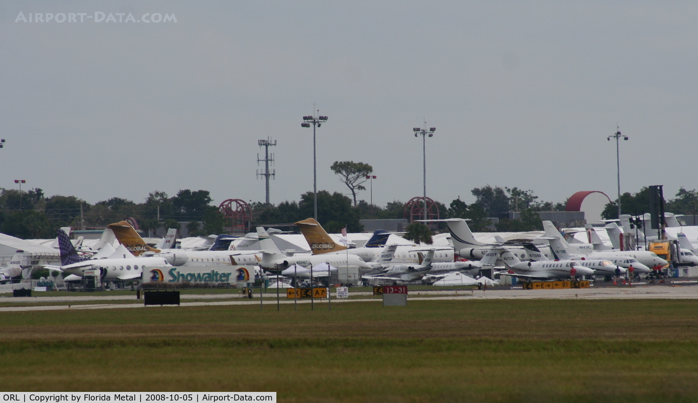 Executive Airport (ORL) - Several of planes participating in NBAA
