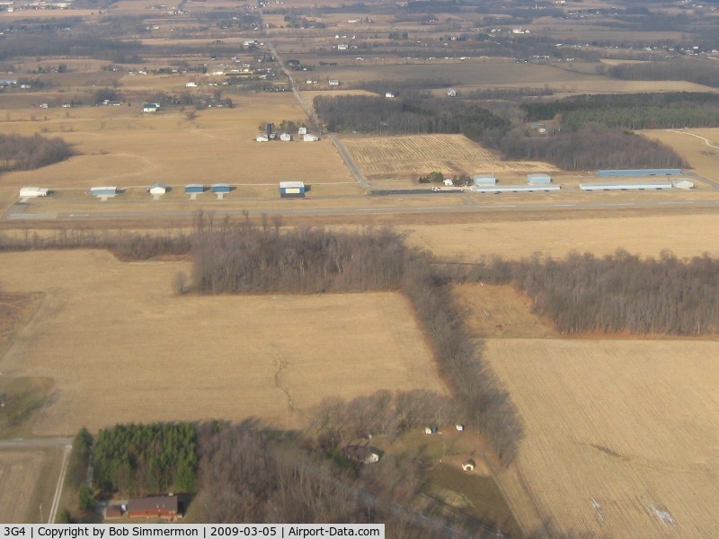 Ashland County Airport (3G4) - Left downwind for RWY 19 - Ashland, Ohio