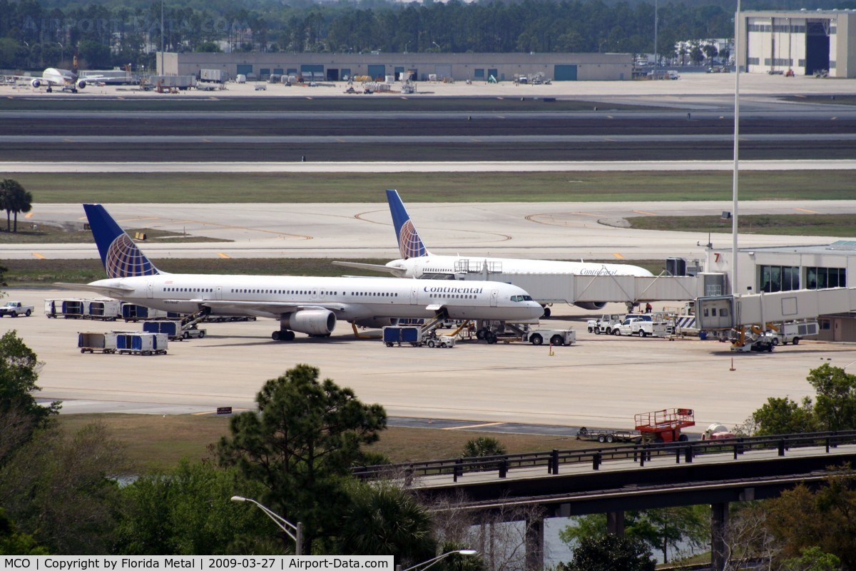 Orlando International Airport (MCO) - Airside One with Continental jets at MCO