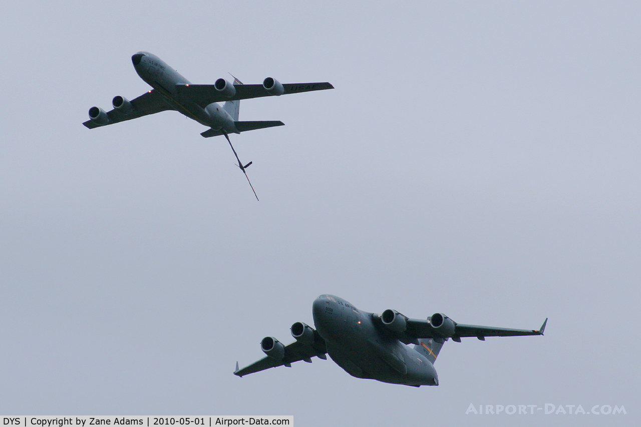 Dyess Afb Airport (DYS) - KC-135 and C-17 refueling demo - At the B-1B 25th Anniversary Airshow - Big Country Airfest, Dyess AFB, Abilene, TX
