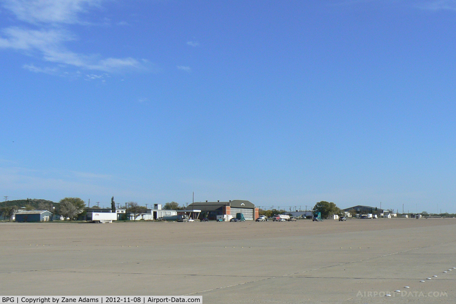 Big Spring Mc Mahon-wrinkle Airport (BPG) - The old Webb Air Force Base ramp 