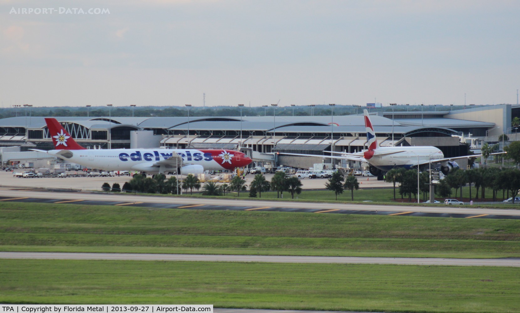 Tampa International Airport (TPA) - Edelweiss and British Airways at Terminal