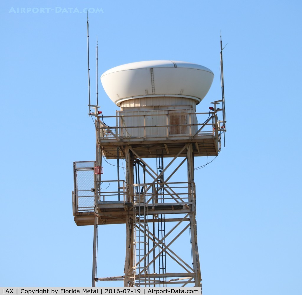 Los Angeles International Airport (LAX) - old school radar tower said to be back from WWII era