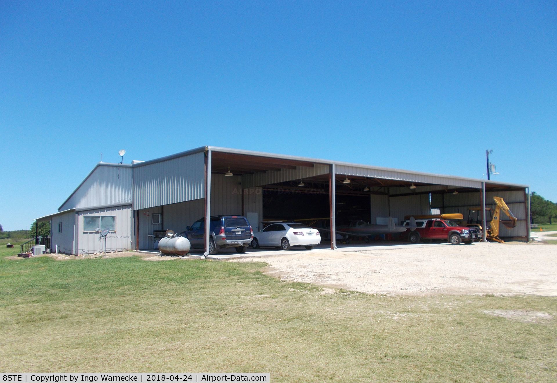 Old Kingsbury Aerodrome Airport (85TE) - the workshop hangar of the Pioneer Flight Museum at the Old Kingsbury Aerodrome, Kingsbury TX