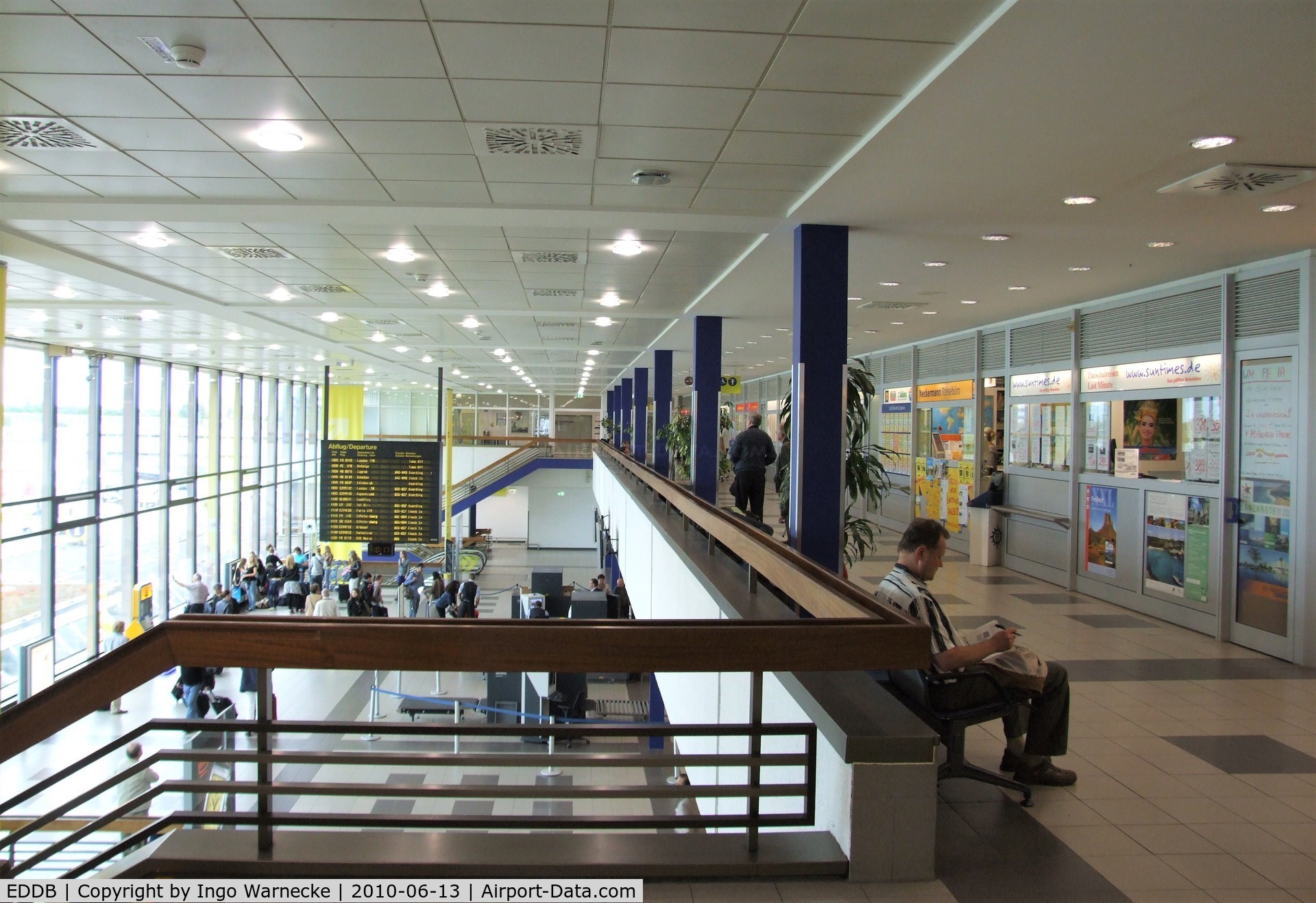 Berlin Brandenburg International Airport, Berlin Germany (EDDB) - in the terminal at Schönefeld airport