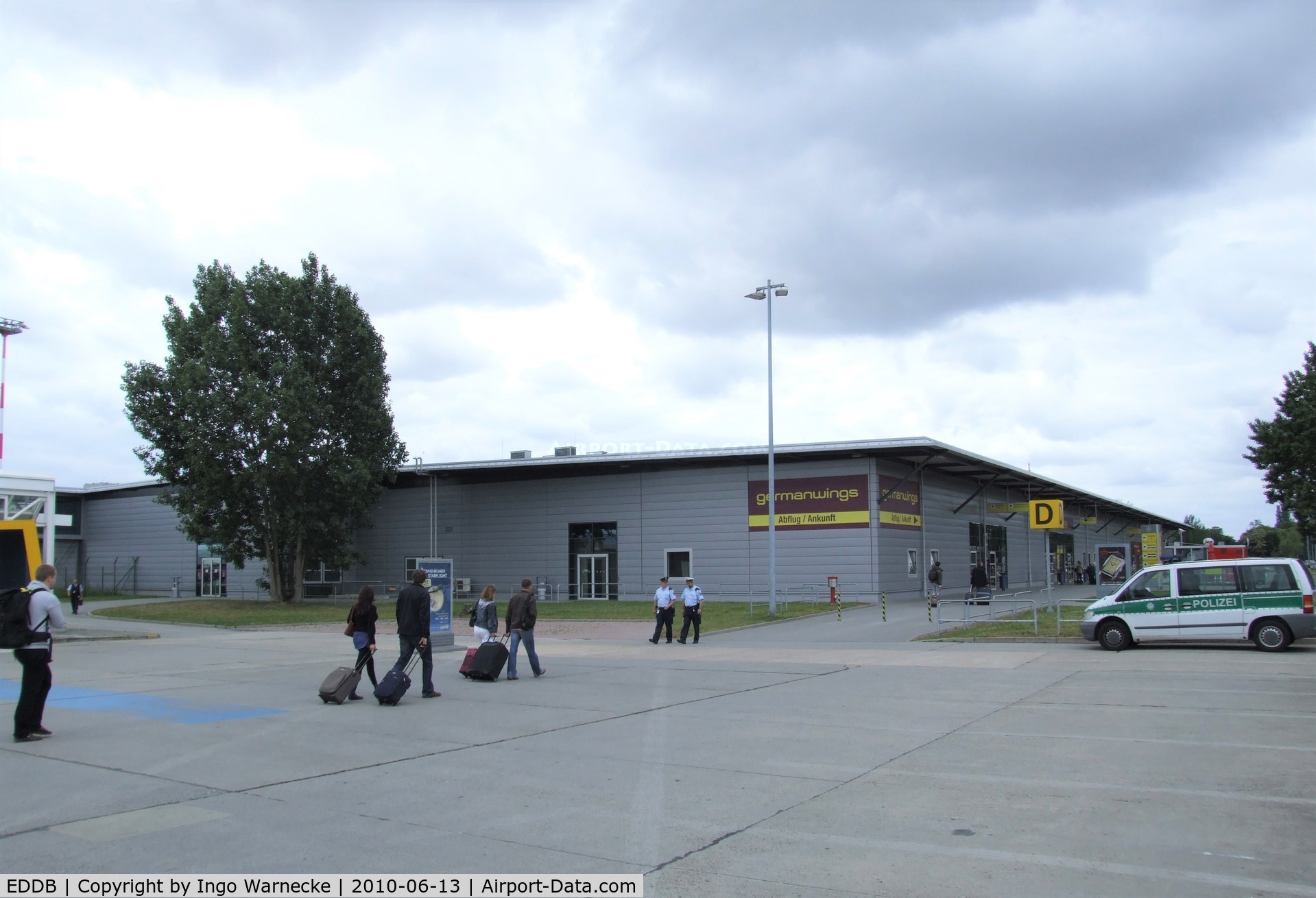 Berlin Brandenburg International Airport, Berlin Germany (EDDB) - the Germanwings terminal D at Schönefeld airport