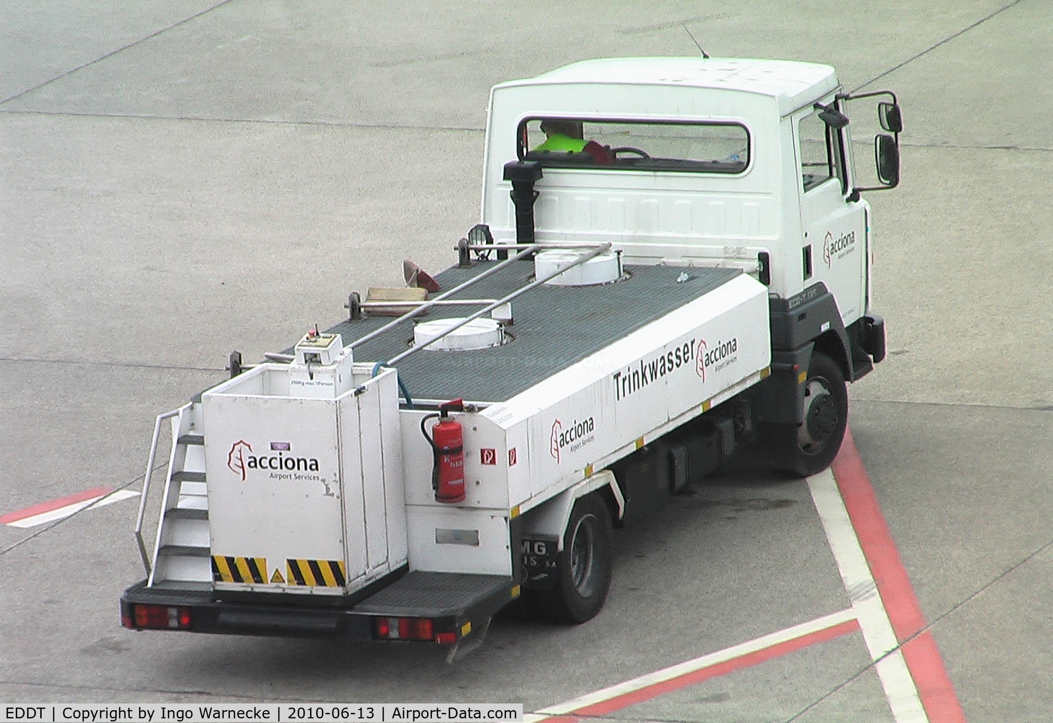 Tegel International Airport (closing in 2011), Berlin Germany (EDDT) - potable water truck at Tegel airport