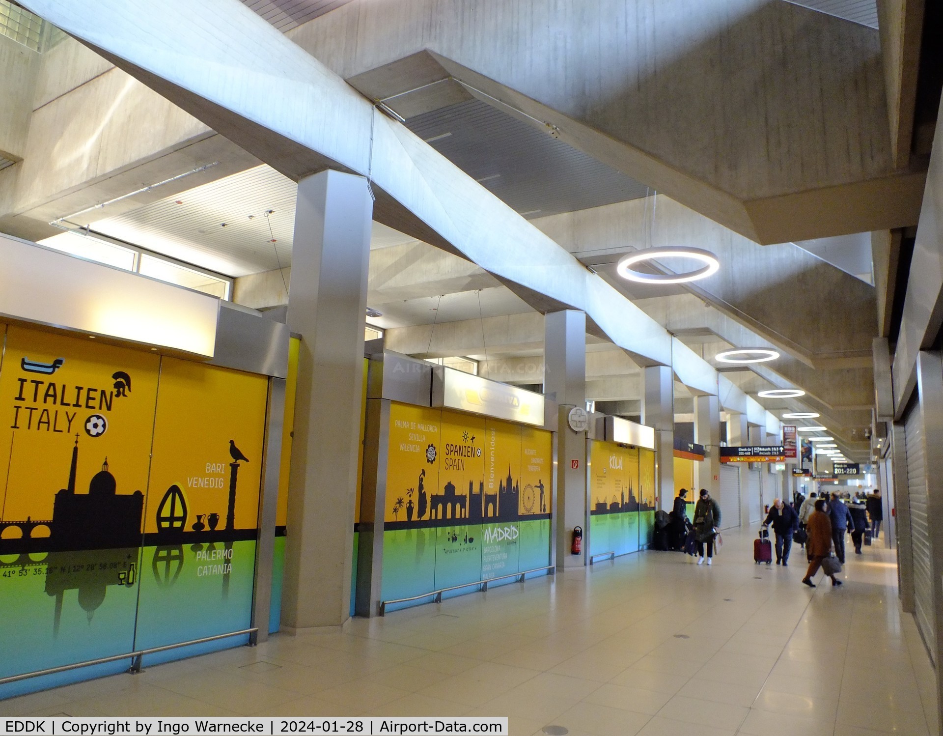 Cologne Bonn Airport, Cologne/Bonn Germany (EDDK) - inside the northwestern wing of terminal 1 at Köln/Bonn airport
